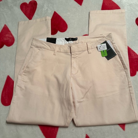 NWT Volcom  Pants Womens Sz 29 Fix Waist Slim Straight Regular Fit - Picture 3 of 15